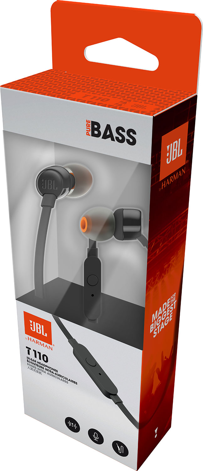 Slúchadlá JBL T110 Red