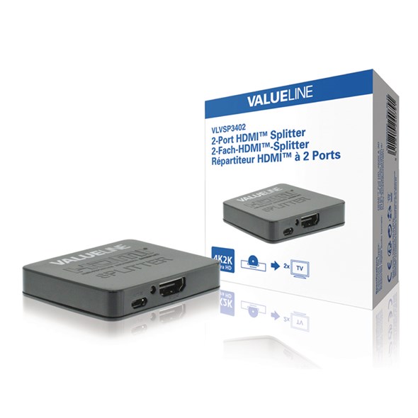 Rozbočovač 1x HDMI vstup - 2x HDMI výstup