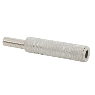 Jack 6,3 mm zásuvka stereo kovová