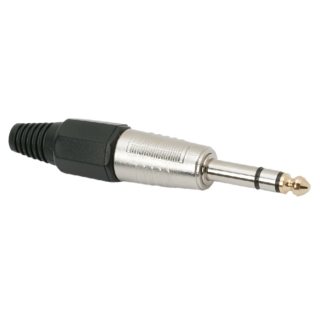 Jack 6,3 mm stereo HQ kov-plast