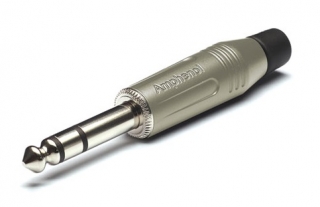 Jack Amphenol 6,3 mm stereo kovový